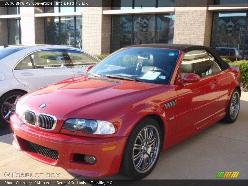 Imola Red / Black 2006 BMW M3 Convertible