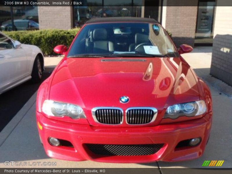 Imola Red / Black 2006 BMW M3 Convertible