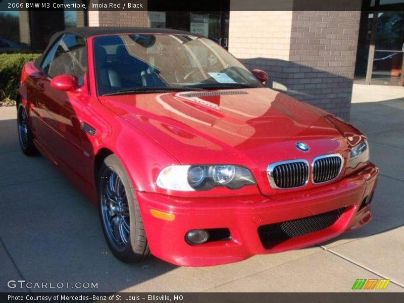 Imola Red / Black 2006 BMW M3 Convertible