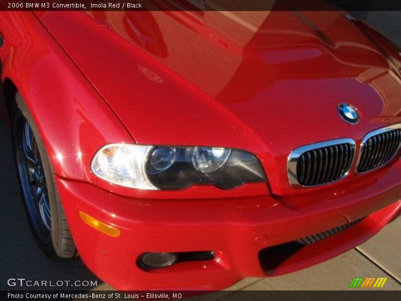 Imola Red / Black 2006 BMW M3 Convertible