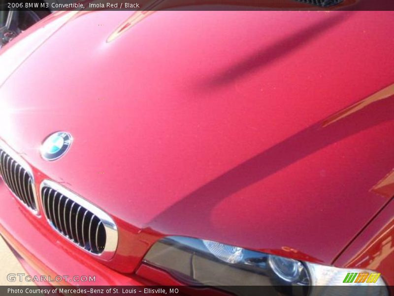 Imola Red / Black 2006 BMW M3 Convertible