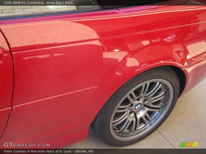 Imola Red / Black 2006 BMW M3 Convertible