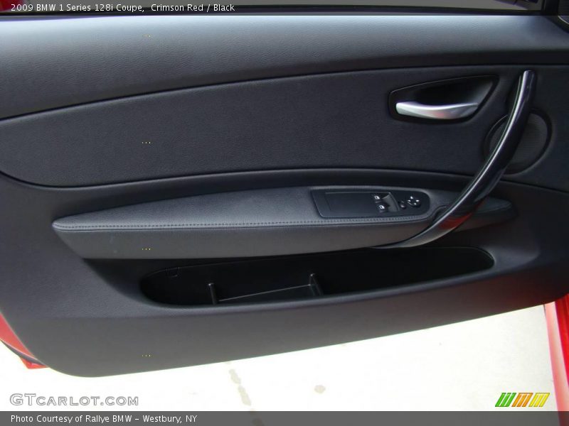 Crimson Red / Black 2009 BMW 1 Series 128i Coupe