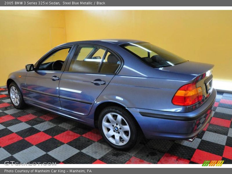 Steel Blue Metallic / Black 2005 BMW 3 Series 325xi Sedan