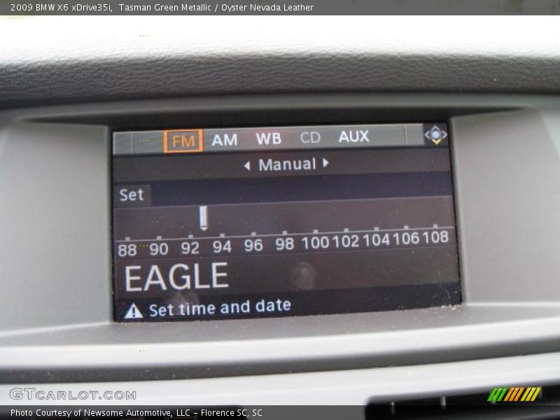 Tasman Green Metallic / Oyster Nevada Leather 2009 BMW X6 xDrive35i