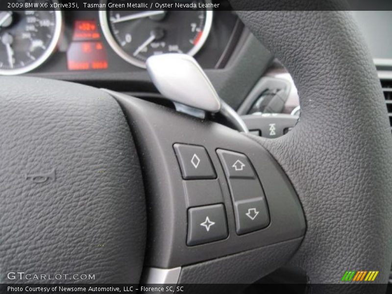 Tasman Green Metallic / Oyster Nevada Leather 2009 BMW X6 xDrive35i