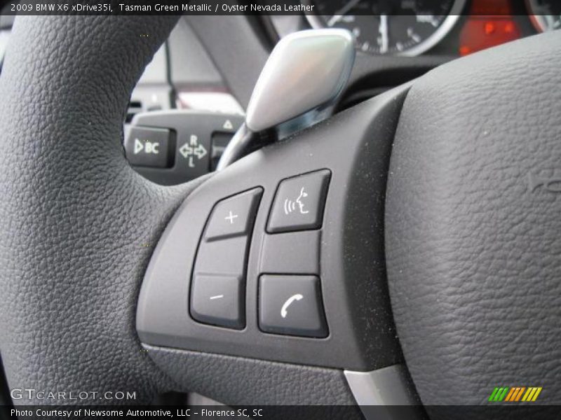 Tasman Green Metallic / Oyster Nevada Leather 2009 BMW X6 xDrive35i