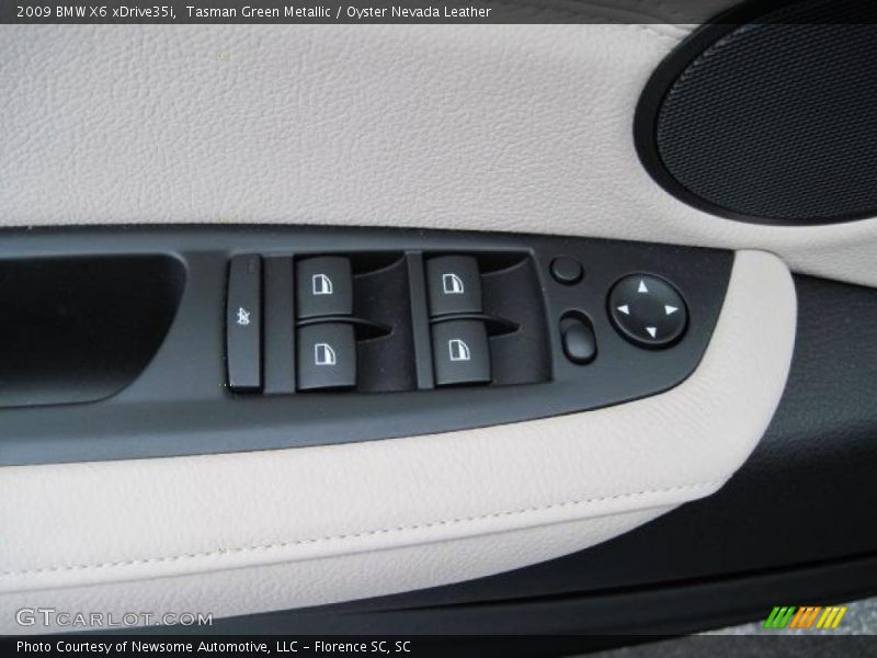 Tasman Green Metallic / Oyster Nevada Leather 2009 BMW X6 xDrive35i