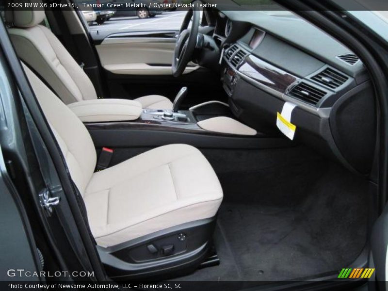 Tasman Green Metallic / Oyster Nevada Leather 2009 BMW X6 xDrive35i