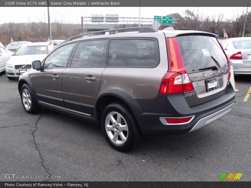 Oyster Grey Metallic / Anthracite Black 2008 Volvo XC70 AWD