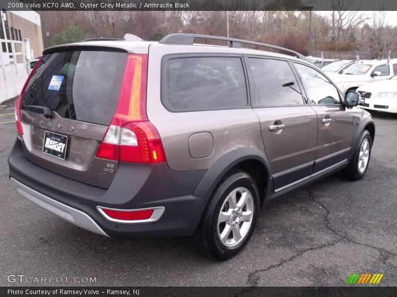 Oyster Grey Metallic / Anthracite Black 2008 Volvo XC70 AWD