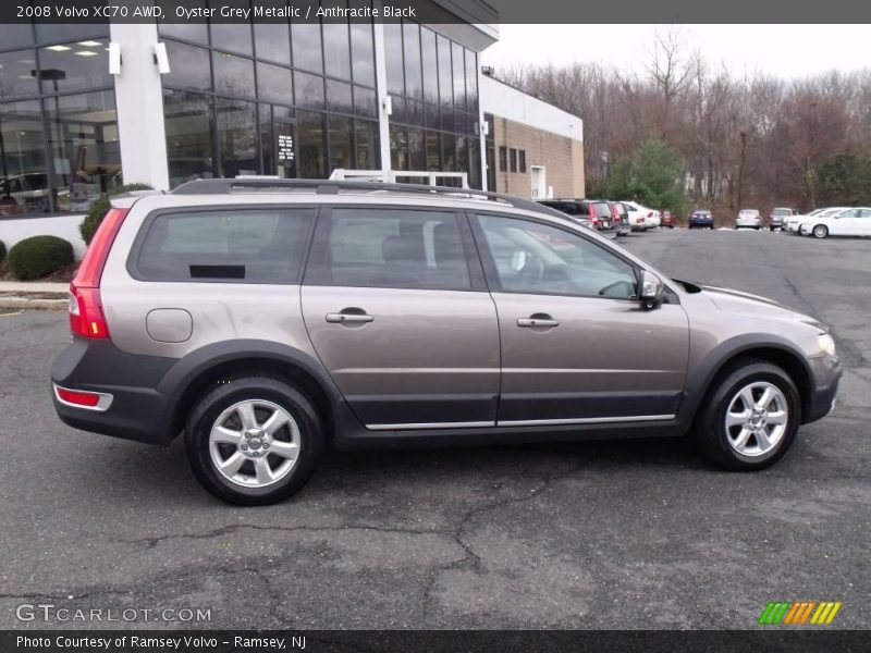 Oyster Grey Metallic / Anthracite Black 2008 Volvo XC70 AWD