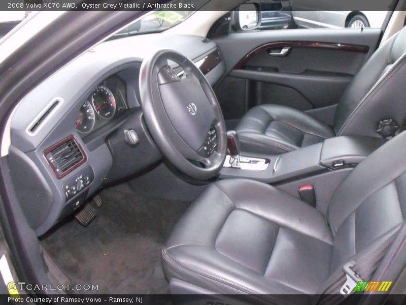 Oyster Grey Metallic / Anthracite Black 2008 Volvo XC70 AWD