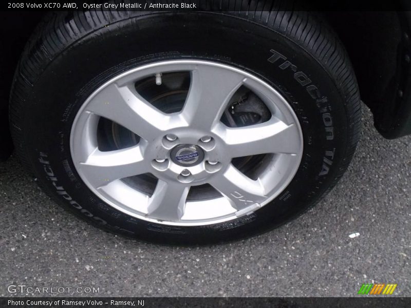 Oyster Grey Metallic / Anthracite Black 2008 Volvo XC70 AWD