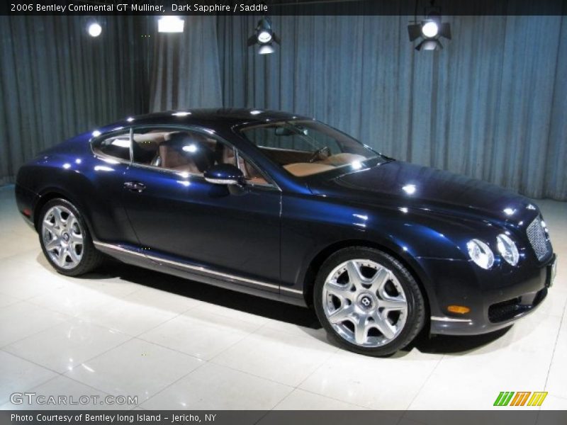 Dark Sapphire / Saddle 2006 Bentley Continental GT Mulliner