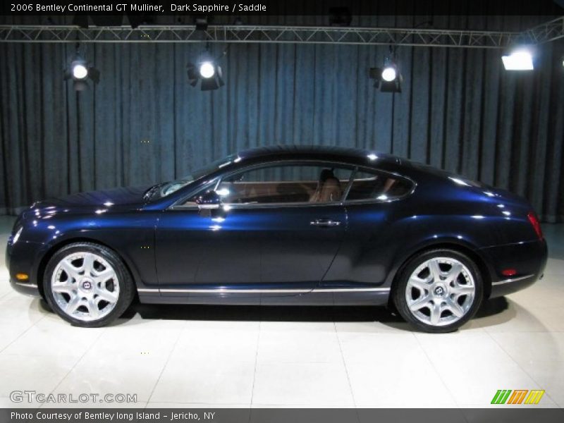 Dark Sapphire / Saddle 2006 Bentley Continental GT Mulliner