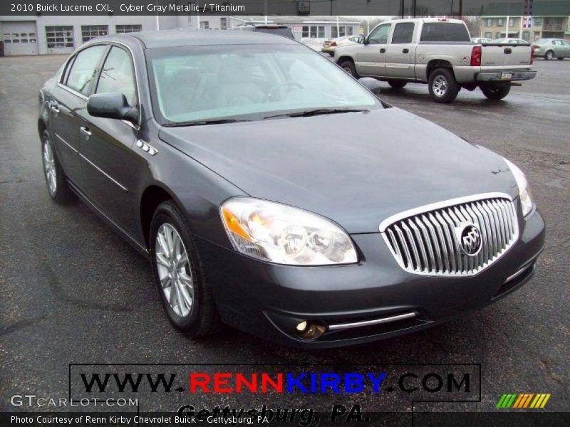 Cyber Gray Metallic / Titanium 2010 Buick Lucerne CXL