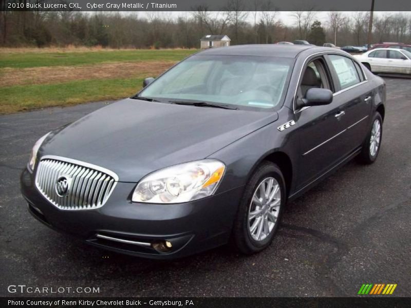 Cyber Gray Metallic / Titanium 2010 Buick Lucerne CXL