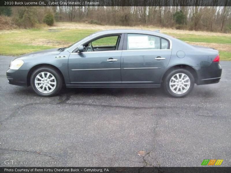 Cyber Gray Metallic / Titanium 2010 Buick Lucerne CXL