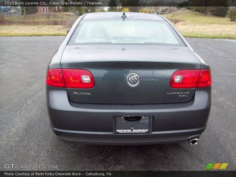 Cyber Gray Metallic / Titanium 2010 Buick Lucerne CXL