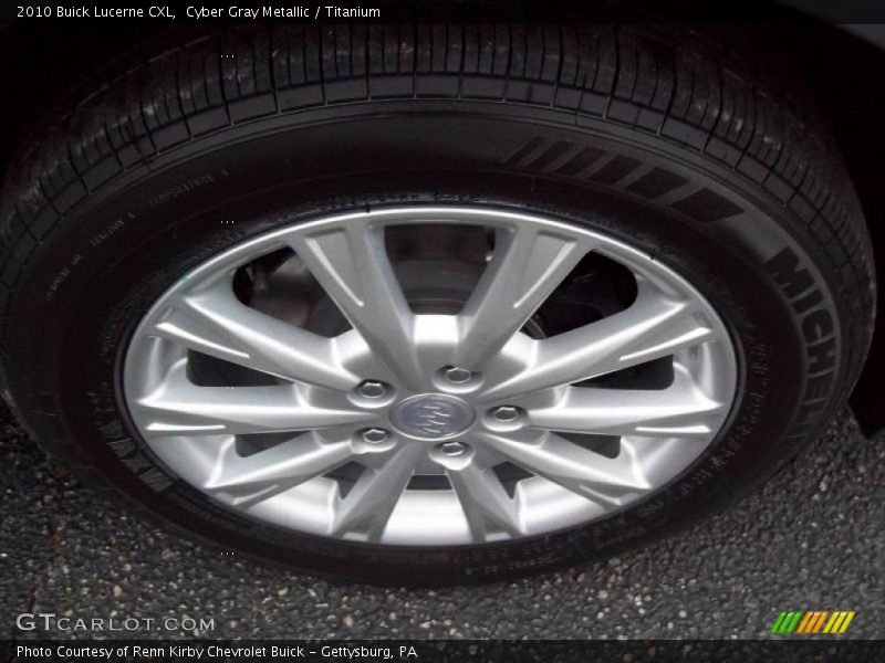 Cyber Gray Metallic / Titanium 2010 Buick Lucerne CXL