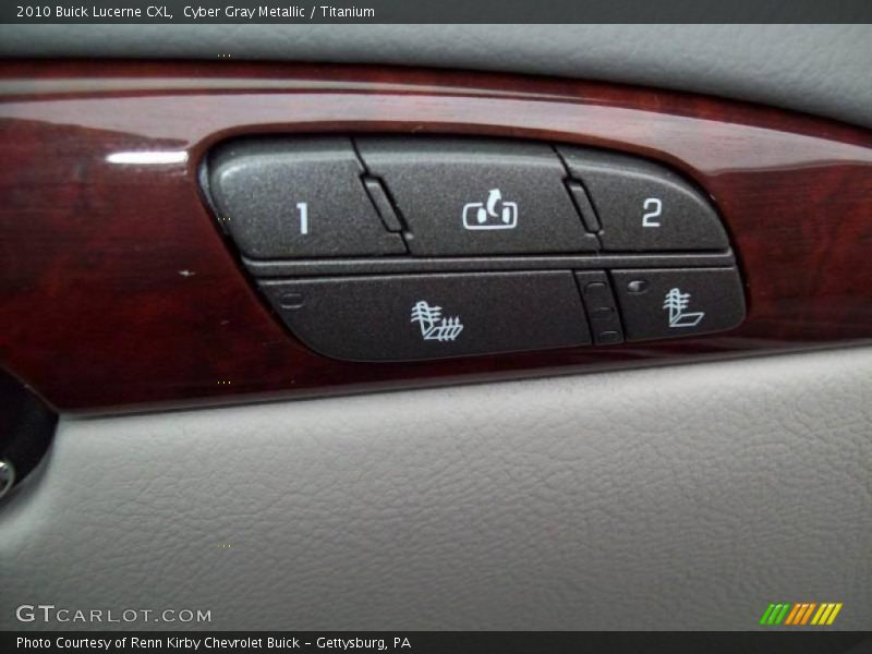 Cyber Gray Metallic / Titanium 2010 Buick Lucerne CXL