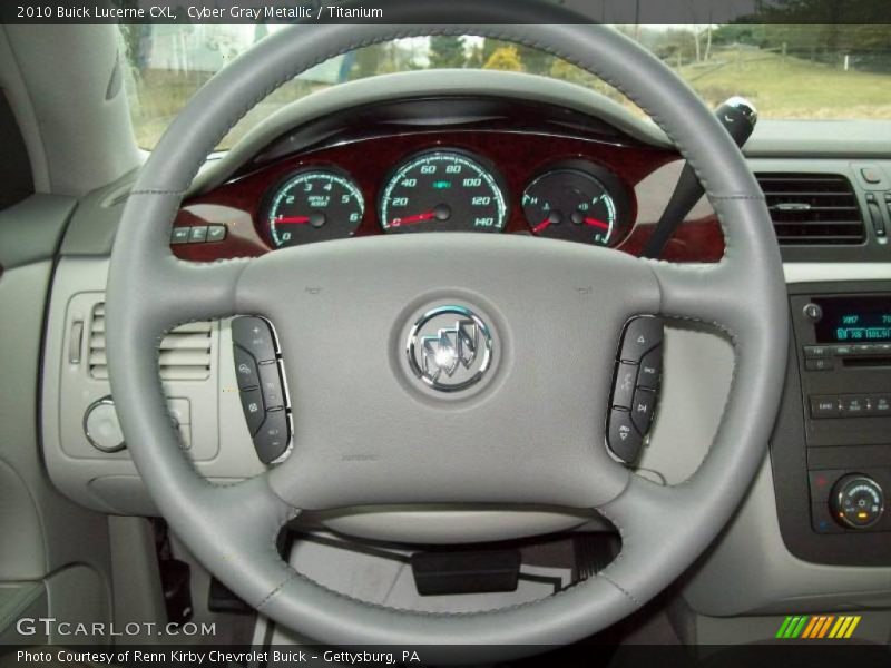 Cyber Gray Metallic / Titanium 2010 Buick Lucerne CXL