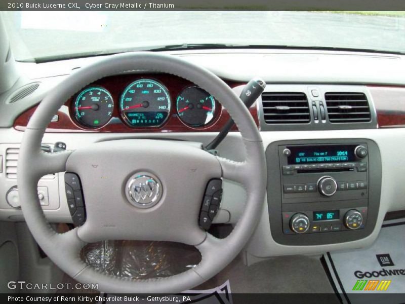 Cyber Gray Metallic / Titanium 2010 Buick Lucerne CXL