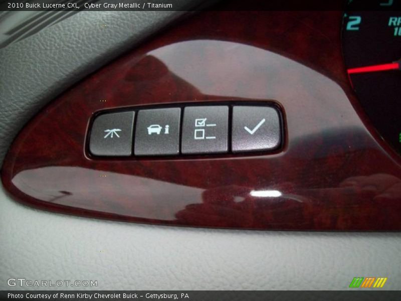 Cyber Gray Metallic / Titanium 2010 Buick Lucerne CXL