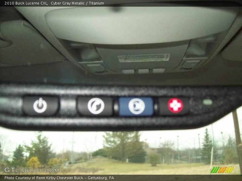 Cyber Gray Metallic / Titanium 2010 Buick Lucerne CXL