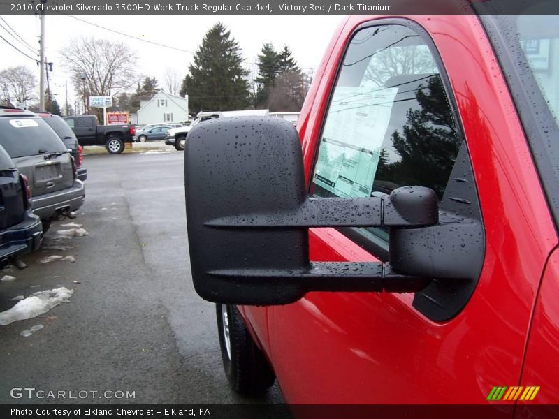 Victory Red / Dark Titanium 2010 Chevrolet Silverado 3500HD Work Truck Regular Cab 4x4