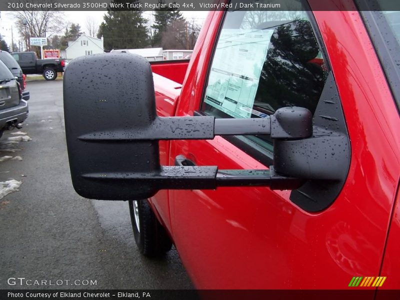 Victory Red / Dark Titanium 2010 Chevrolet Silverado 3500HD Work Truck Regular Cab 4x4