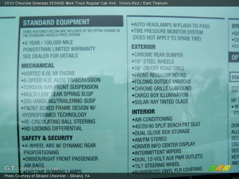 Victory Red / Dark Titanium 2010 Chevrolet Silverado 3500HD Work Truck Regular Cab 4x4
