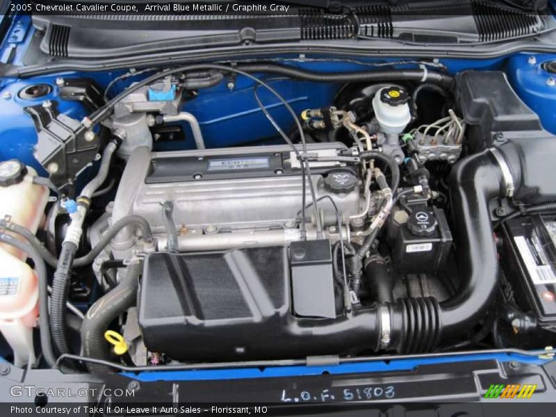 Arrival Blue Metallic / Graphite Gray 2005 Chevrolet Cavalier Coupe
