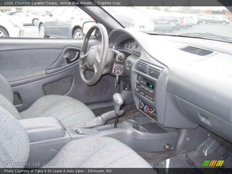 Arrival Blue Metallic / Graphite Gray 2005 Chevrolet Cavalier Coupe