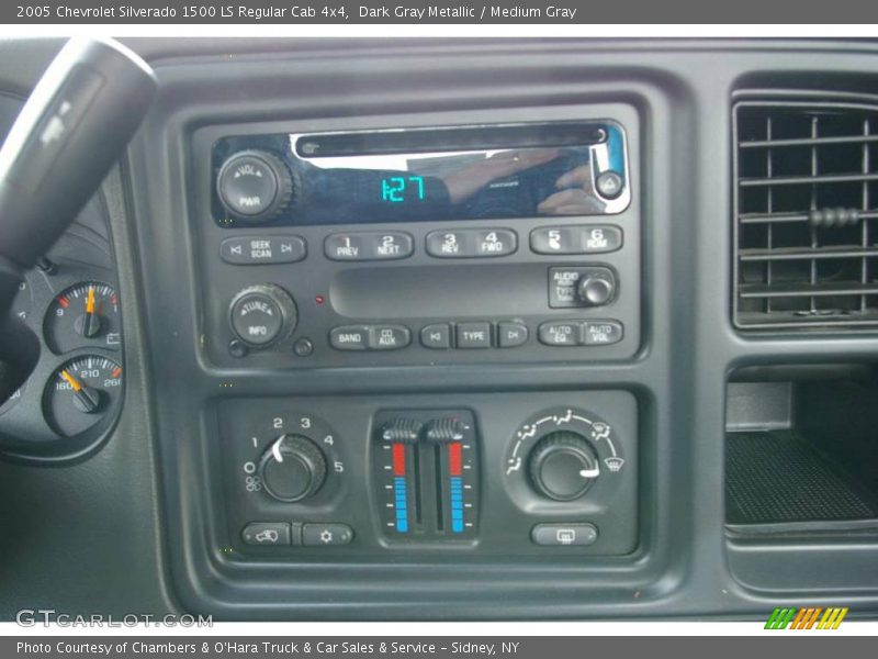 Dark Gray Metallic / Medium Gray 2005 Chevrolet Silverado 1500 LS Regular Cab 4x4