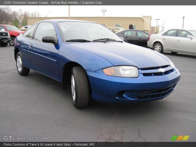 Arrival Blue Metallic / Graphite Gray 2005 Chevrolet Cavalier Coupe