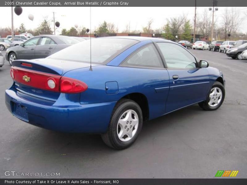 Arrival Blue Metallic / Graphite Gray 2005 Chevrolet Cavalier Coupe