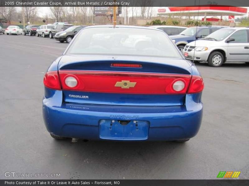 Arrival Blue Metallic / Graphite Gray 2005 Chevrolet Cavalier Coupe