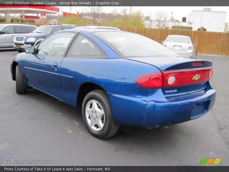 Arrival Blue Metallic / Graphite Gray 2005 Chevrolet Cavalier Coupe