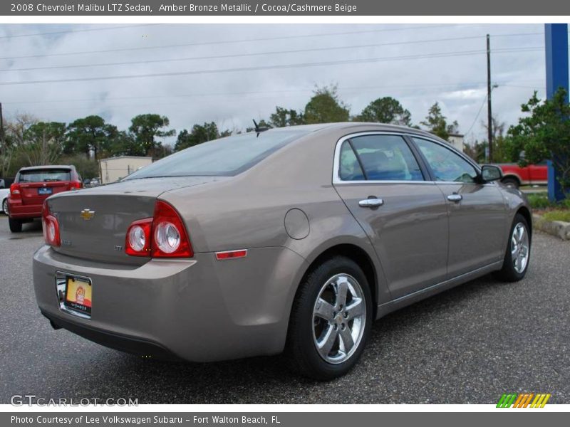 Amber Bronze Metallic / Cocoa/Cashmere Beige 2008 Chevrolet Malibu LTZ Sedan
