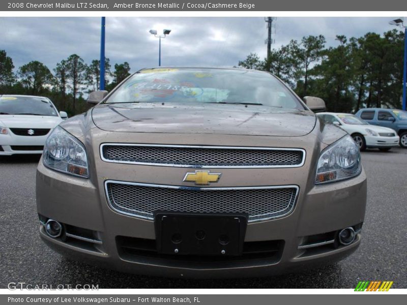 Amber Bronze Metallic / Cocoa/Cashmere Beige 2008 Chevrolet Malibu LTZ Sedan
