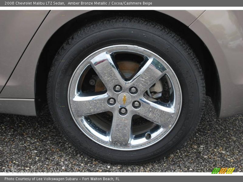 Amber Bronze Metallic / Cocoa/Cashmere Beige 2008 Chevrolet Malibu LTZ Sedan