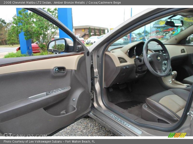 Amber Bronze Metallic / Cocoa/Cashmere Beige 2008 Chevrolet Malibu LTZ Sedan