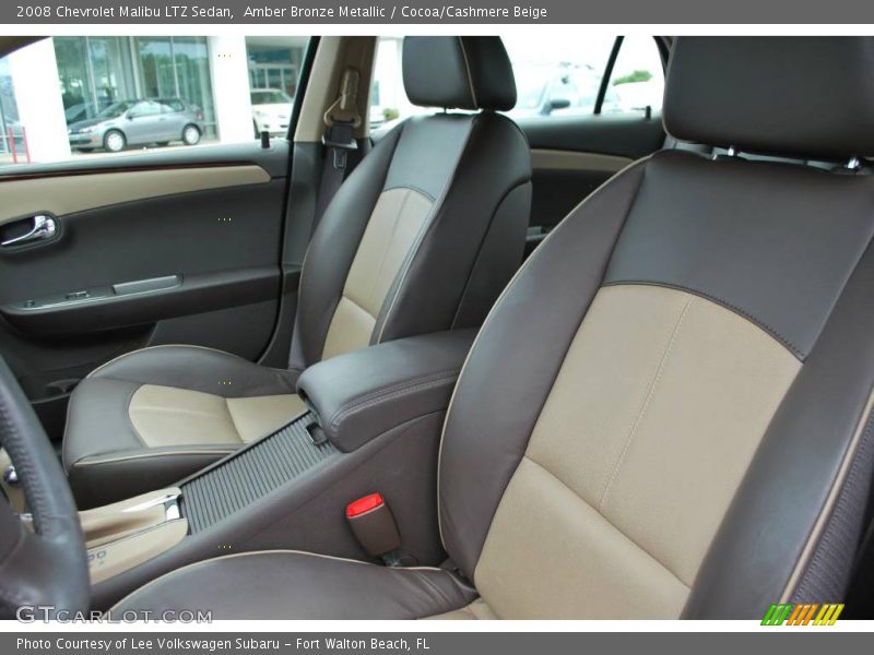 Amber Bronze Metallic / Cocoa/Cashmere Beige 2008 Chevrolet Malibu LTZ Sedan