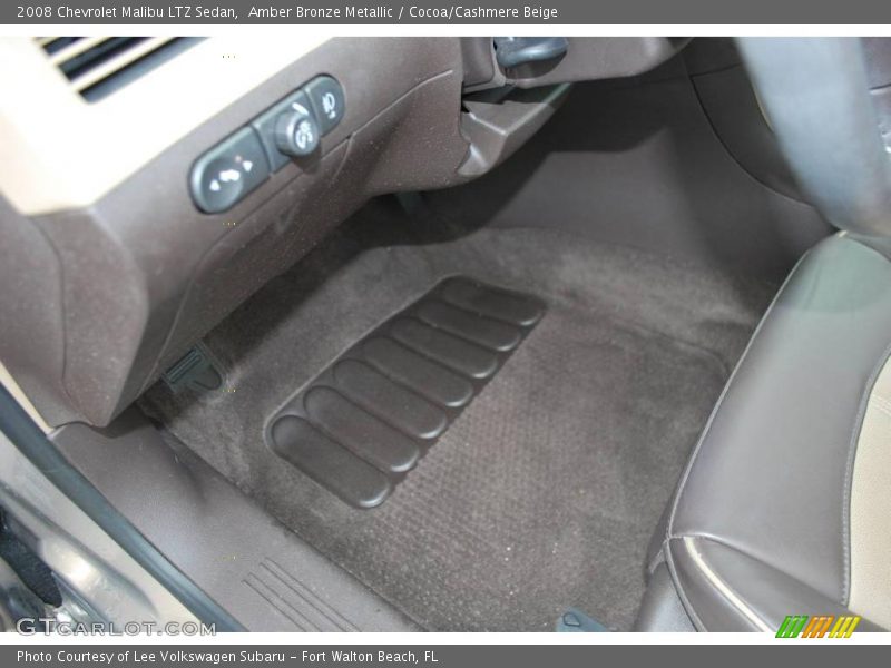 Amber Bronze Metallic / Cocoa/Cashmere Beige 2008 Chevrolet Malibu LTZ Sedan