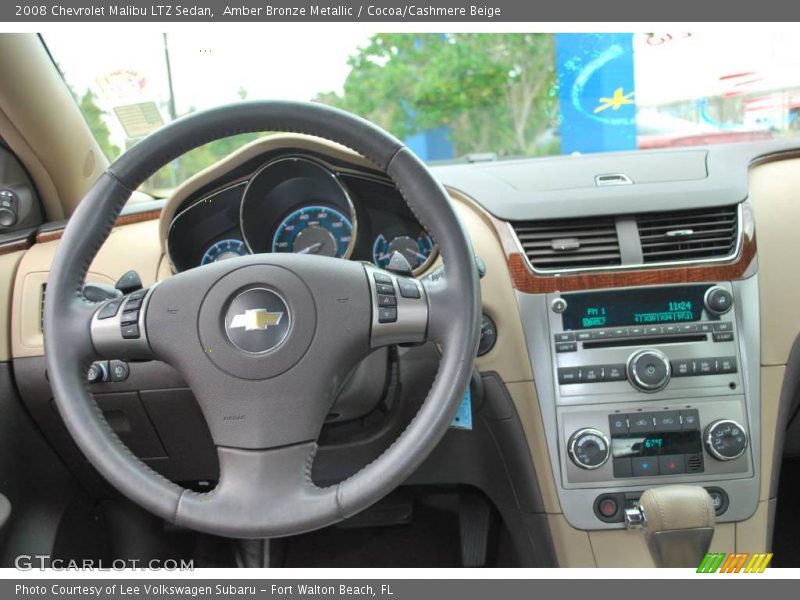 Amber Bronze Metallic / Cocoa/Cashmere Beige 2008 Chevrolet Malibu LTZ Sedan