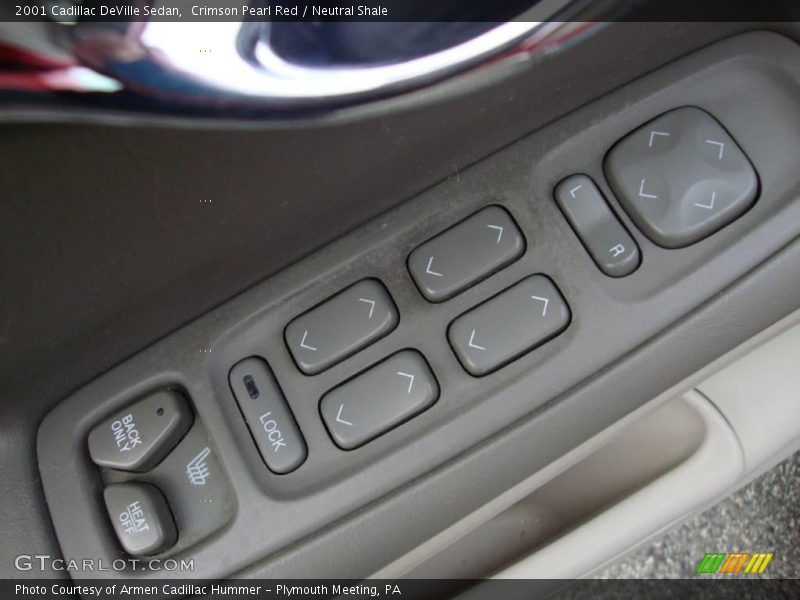 Crimson Pearl Red / Neutral Shale 2001 Cadillac DeVille Sedan