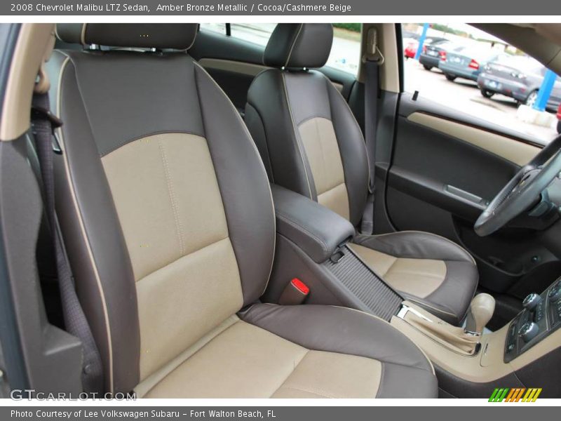 Amber Bronze Metallic / Cocoa/Cashmere Beige 2008 Chevrolet Malibu LTZ Sedan