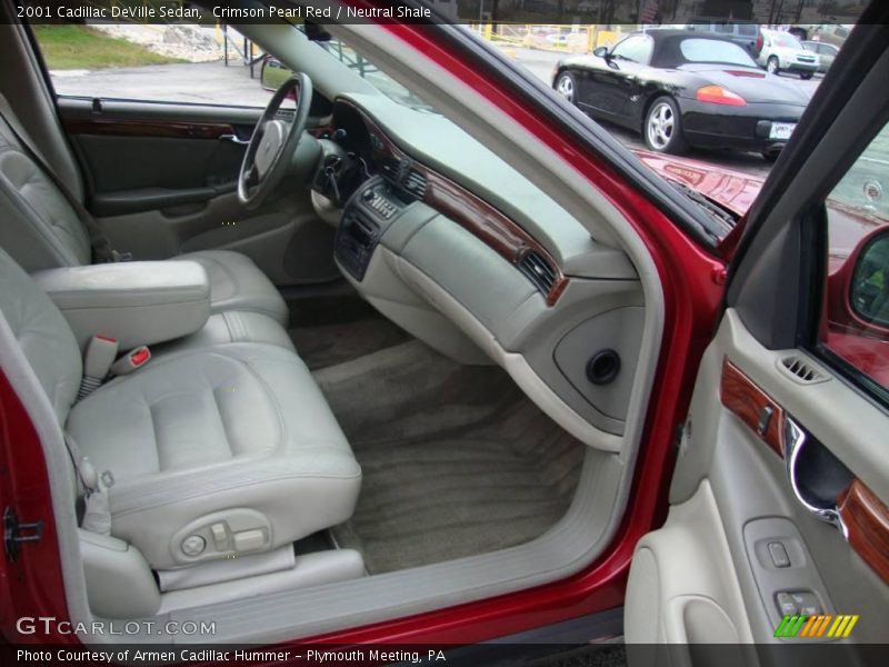 Crimson Pearl Red / Neutral Shale 2001 Cadillac DeVille Sedan